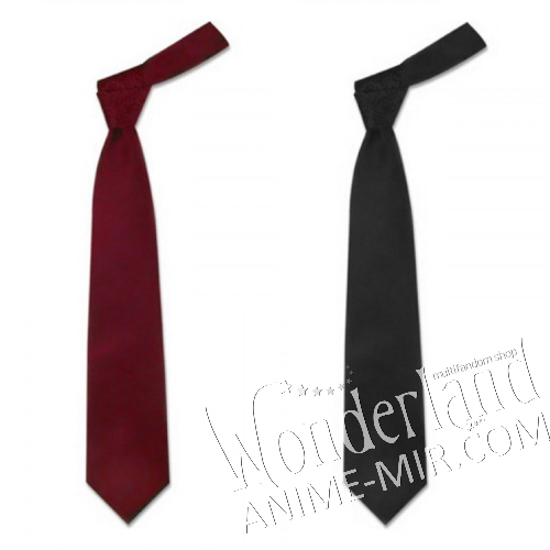 Косплей галстук - красный, белый и черный / tie - red, white and black